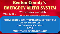 CodeRed Benton County's Emergency Alert System